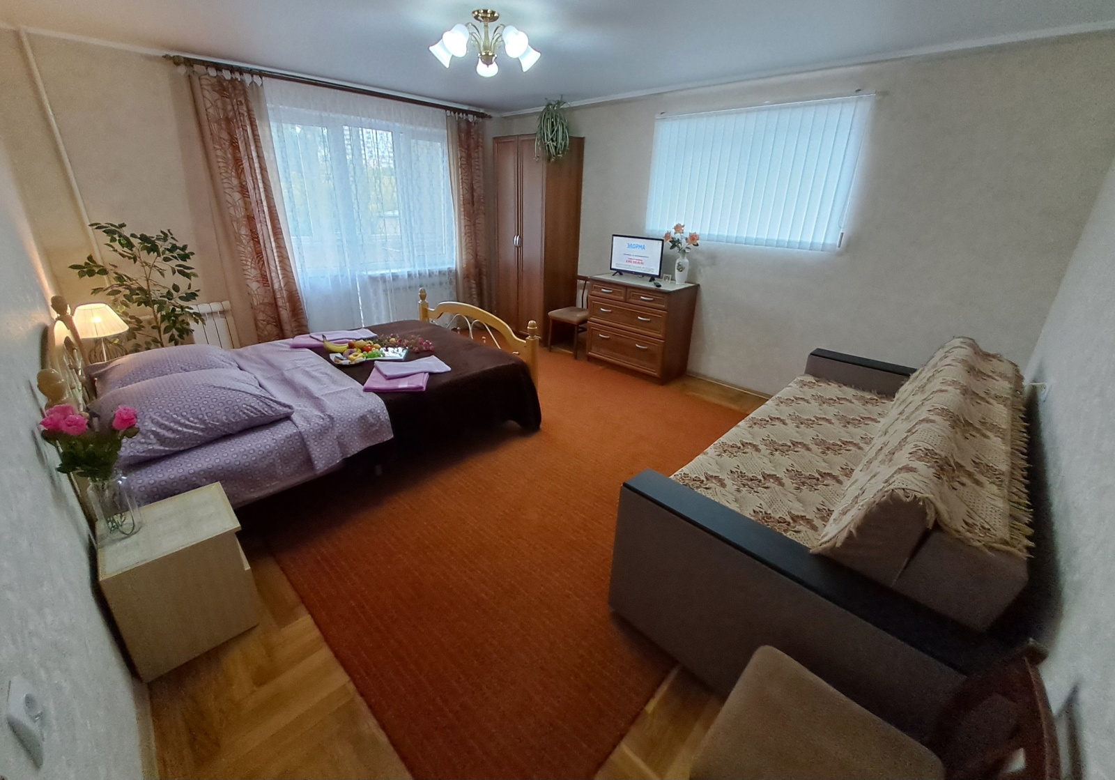 1-я квартира на ул.Широкая, с видом на парк, Центр. 